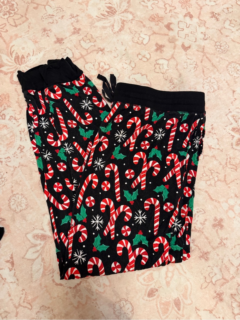 Little Sleepies Holiday Candy Cane Pants